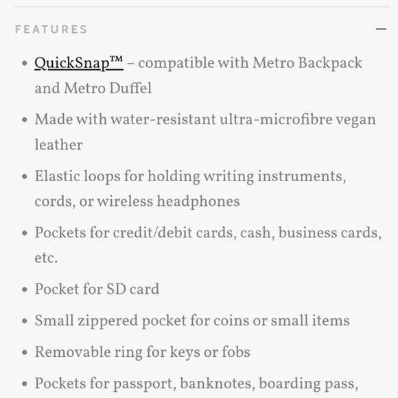 Monos Metro Backpack With Classic Kit And Metro Folio Kit In Black Nylon - Picture 11 of 16